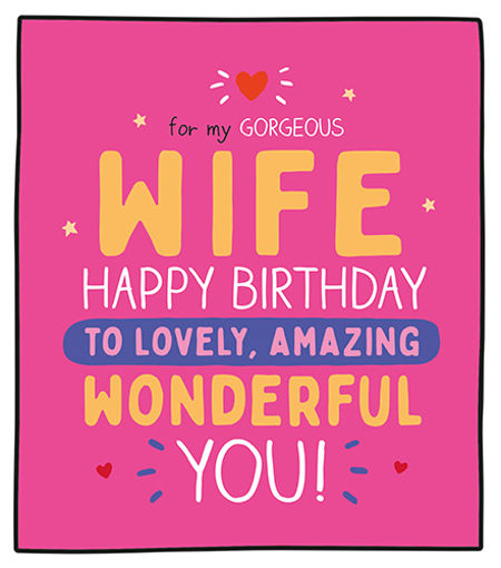 Picture of FOR MY GORGEOUS WIFE HAPPY BIRTHDAY